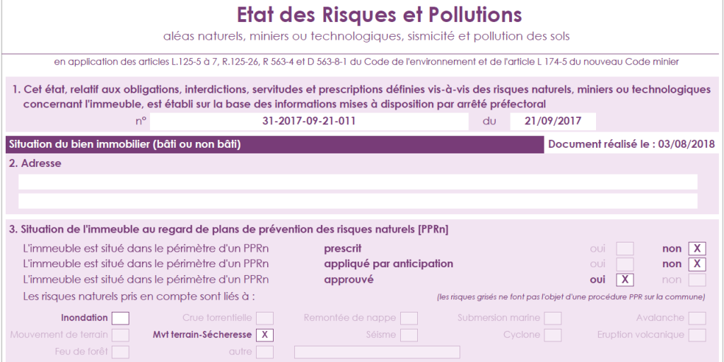 Formulaire ERP